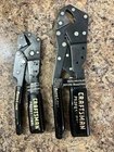 Craftsman Professional Auto Adjustable Locking Pliers No. 45307 And 45309 Open. Price: $50.00.