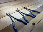 Blue Point Extended Long Reach Hose Gripping Pliers Set BDGPL300HG Snap 3PC Used. Price: $65.00.