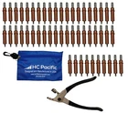 50 Each C1/8 Cleco Fasteners (made In Usa) Pliers & Pouch New. Price: $50.00.
