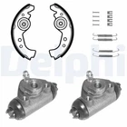 Brake Shoe Set Delphi 691 Fits Fiat Autobianchi Innocenti Lancia Seat Strada New. Price: $59.24.