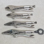 Mac Tools 4PC Locking Pliers Vise Grip Lot 10" 7" Curved & Long Nose Modified Used. Price: $67.99.