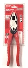 48-22-6100 Milwaukee 9" Lineman's Pliers Comfort Grip W/crimper New. Price: $36.99.