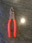 Snap 47ACFO 8" Talon Grip Combination Slip Joint Pliers Orange New. Price: $69.95.