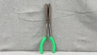Mac Tools 11" Long Reach Duck Bill Needle Nose Pliers Stork Green Grip Spring Used. Price: $34.99.