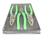 New Snap-on PL347ACFG Talon Grip Slip Joint Plier Set HJ47ACF LN47ACF. Price: $199.99.
