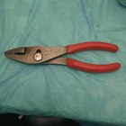 Snap On 47ACP 7.5" Slip Joint Red Handle Pliers Usa Used. Price: $30.00.
