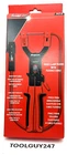 Snap On Tools Remote Ratcheting Hose Clamp Pliers With Flexible Cable SHCP1B New. Price: $188.95.