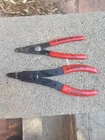 Pieces Proto 398 392 Internal Retaining Rings Pliers Red Grips Usa Used. Price: $20.00.