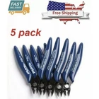 5 Pack 170 Flush Wire Cutter Blue Diagonal Cutting Pliers Side Nippers New. Price: $19.90.