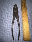 Vintage Utica Tools Slip Joint Pliers Wire Cutter Hand #511-8 Used. Price: $30.00.