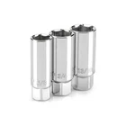 Tekton SHD91003 3/8 In Drive Spark Plug Socket Set, 3-PIECE New. Price: $31.99.