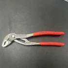 Knipex Cobra 87 01 Water Pump Pliers Self-locking 180MM Red Handles Steel New. Price: $35.00.