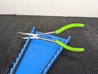 #BI189 Matco Tools 11" Long Needle Pliers Fluorescent Green Bent Angle PNO112PF Used. Price: $34.95.