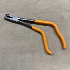 Snap Tools Orange Pistol Grip 10" Long Reach Needle Nose Pliers Pin Jaw Used. Price: $75.00.