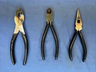Set Of 3 Craftsman Black Rubber Grips Slip Joint Pliers Needle Nose Wire Cutters Used. Price: $29.95.