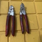 Lot 2 Kd Tools 3703 & 3704 Spring Loaded 45 Degree Hog Pliers Straight Used. Price: $30.00.