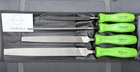 Snap-on HBF500G Rare File 4PC Set Green Handle HF-614 HF-615 HF-616 Used. Price: $199.00.