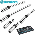 Duratech 5PIECE Magnetic Swivel Spark Plug Socket Set 6PT 12PT 5/8" 9/16" New. Price: $37.29.