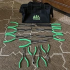 Mac Tools Combination Long Reach Pliers Set Of 11 With Carrying Bag Euc! Used. Price: $159.99.