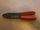 Blue Point Wire Stripper/cutter/crimper/bolt Red Handle PWC-14 Used. Price: $25.00.