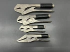 (m) Vintage Craftsman 4PC Locking Pliers Set 45607 45603 45602 45601 - Vgc Usa Used. Price: $79.99.