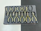 Blue-point Tools BMPL1000 9PC Soft Grip Precision Mini Pliers And Cutters Set Used. Price: $94.99.