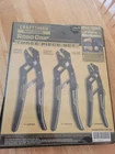 New Craftsman Professional 45191 Robo Grip 3 Piece Plier Set W/ Guards. Price: $90.00.