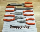 Snap-on Tools Usa New 5PC Orange Talon Grip Needle Plier Set LONGNOSE5O. Price: $359.95.