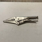 Vintage Craftsman 6.5" Needle Nose Locking Pliers 45349 Usa Used. Price: $11.99.
