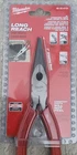 Milwaukee 48-22-6101 In Long-nose Pliers Comfort Grip Forged Steel Wire Cutter New. Price: $21.98.