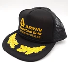 Vintage Arvin Mastercool Gold Rope Mesh Trucker Snapback Hat Cap Black Leaf Pre-owned. Price: $14.99.
