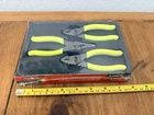 Snap-on Tools Talon Grip Mini Slip Joint Pliers Set PL344BCF Usa New Hi-viz. Price: $179.00.