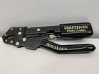Vintage Craftsman #45306 Professional Auto-lock Locking Pliers Usa Used. Price: $18.99.