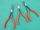 Matco Mini 3 Pc 6 -7 1/2" Orange Handle Duck Bill Needle Nose Pliers Set Pmn Used. Price: $67.17.