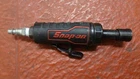 Snap-on PTGR100 Mini Straight Die Grinder 1/4" Used. Price: $109.99.