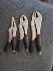 Vintage Craftsman 3PC Locking Pliers Set 45710 45715 45716(A) Used. Price: $69.99.