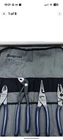 Snap-on Tools New! Blue 4PC Pliers/strippers/cutters W/storage Pouch PL4TGKB1MB. Price: $399.00.