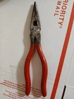 Mac Tools 8" Needle Nose Cutter Pliers Red Handle M317G Used. Price: $19.40.