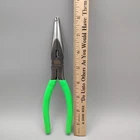 Mac Tools P301822G 8" Needle Nose Green Rubber Handle Pliers W/cutter Usa New. Price: $43.99.