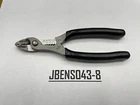 Snap-on Tools Usa New Black Soft Grip 7" Wire Stripper Cutter Crimper PWCS7ACFBK. Price: $99.95.