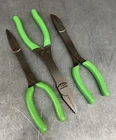 Snap PL308CF 3PC 9 Green Long Nose Plier Set Used. Price: $179.99.