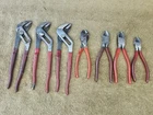 Proto 207G 263 Groove Slip Joint Adjustable Pliers Diagonal Wire Cutter Snips Used. Price: $52.73.