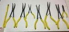 Cornwell Tools 7 Piece Long Reach Pliers Set Yellow Handles Needle Nose Used. Price: $100.00.