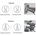 External/internal Snap Ring Pliers - 4 Pcs Straight/bent Jaw New. Price: $87.99.