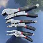 Vintage Craftsman 3PC Locking Pliers Set 45710 45715 45716 Made Usa Used. Price: $69.97.