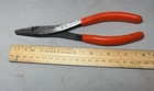 Snap On Tools 61CP Red Vinyl Grip Duck Bill Pliers Used. Price: $44.99.