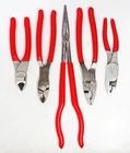 Snap-on Tools 5PC Pliers, Wire Cutters, Crimping, & Needle Nose (red) Used. Price: $323.38.