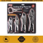 Locking Pliers Vice Grip 5 Piece Assorted Vise Jaw Clamp Hand Set New. Price: $23.99.
