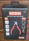 Icon 4PC Precision Snap Ring Pliers! Bore Range From 0.5" - 1" #57796 New. Price: $44.99.