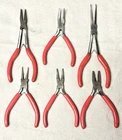 Mac Tools 6 Mini Precision Pliers Set Red Grip Curved Needle Duckbill P301701 New. Price: $115.00.